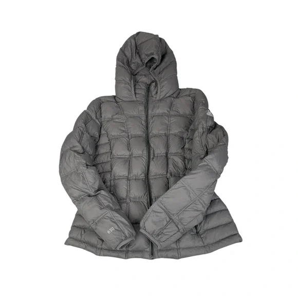 ZeroXposur Women's Large Gray Packable Puffer Jacket Hooded Lightweight Winter - Picture 10 of 11